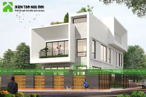 Thiết kế biệt thự đẹp 2 tầng ấn tượng hiện đại tại Thạch Thất, Hà Nội BT1835