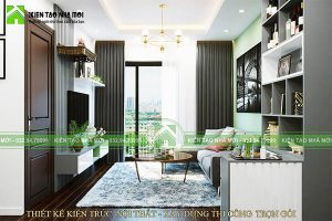 Thiết kế nội thất chung cư An Bình City hiện đại, trẻ trung NT1841