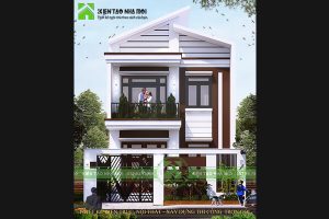 Thiết kế nhà phố hiện đại mặt tiền 7m đẹp tại Bỉm Sơn, Thanh Hóa NP1837