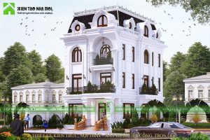 Thiết kế biệt thự tân cổ điển 3 tầng ấn tượng, đẳng cấp tại KĐT Nam Cường, Cổ Nhuế, Hà Nội BT1851