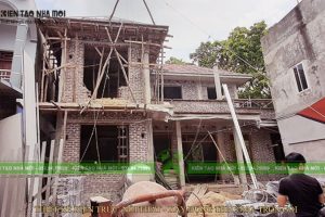 Đẹp siêu lòng với biệt thự 2 tầng mái thái hiện đại tại Thái Nguyên